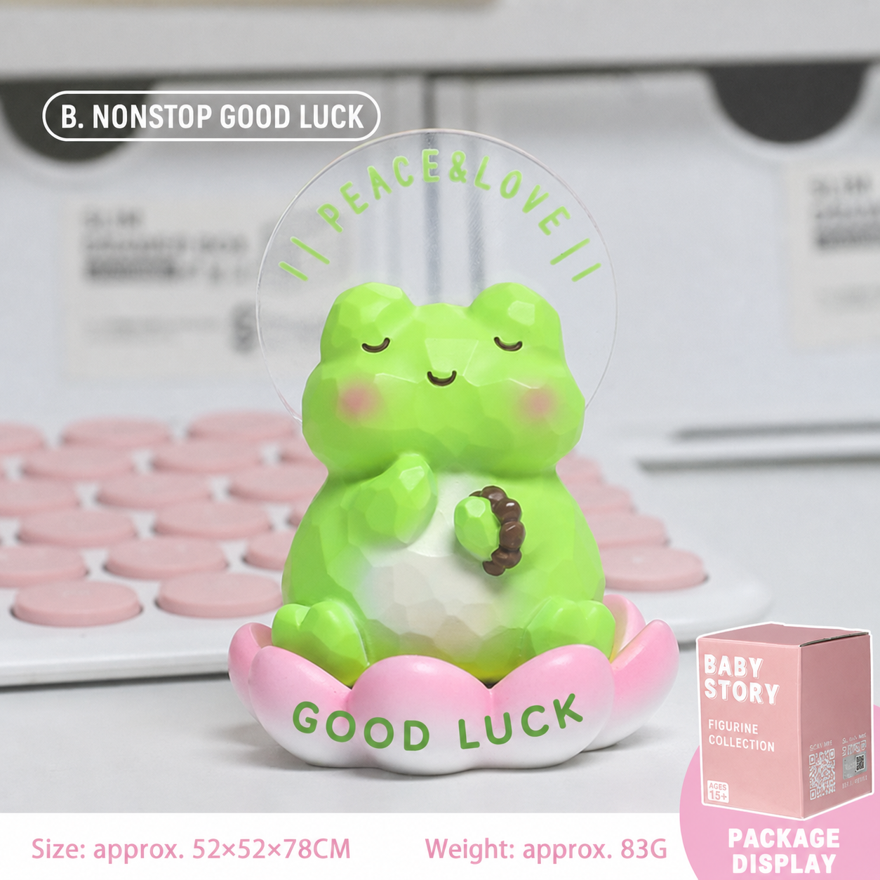 Wealth Plus 1 Small Wooden Fish Stress Relief Office Desk Ornament Emotional Healing Zen Toy for Workstation