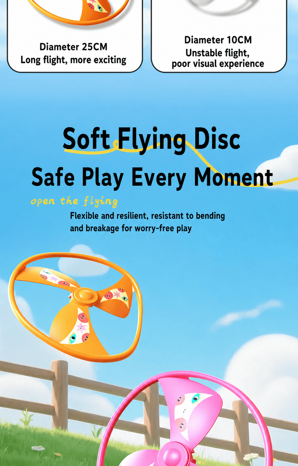Juguete de Disco Volador con Cuerda para Niños, Lanzador de Ovni Giratorio Manual para Juegos al Aire Libre en el Parque y Recuerdos de Fiesta