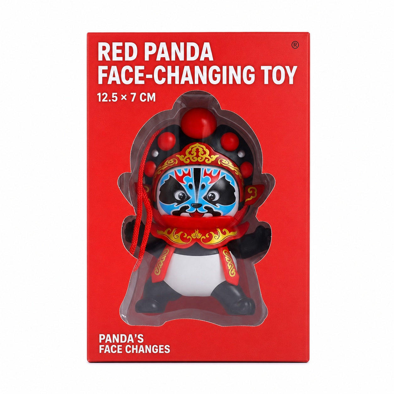 Sichuan Opera Face-Changing Panda Plush Toy | Interactive Kung Fu Doll with 4 Masks | Chinese Culture Gift for Kids | Chengdu Souvenir Autism-Friendly Sensory Toy