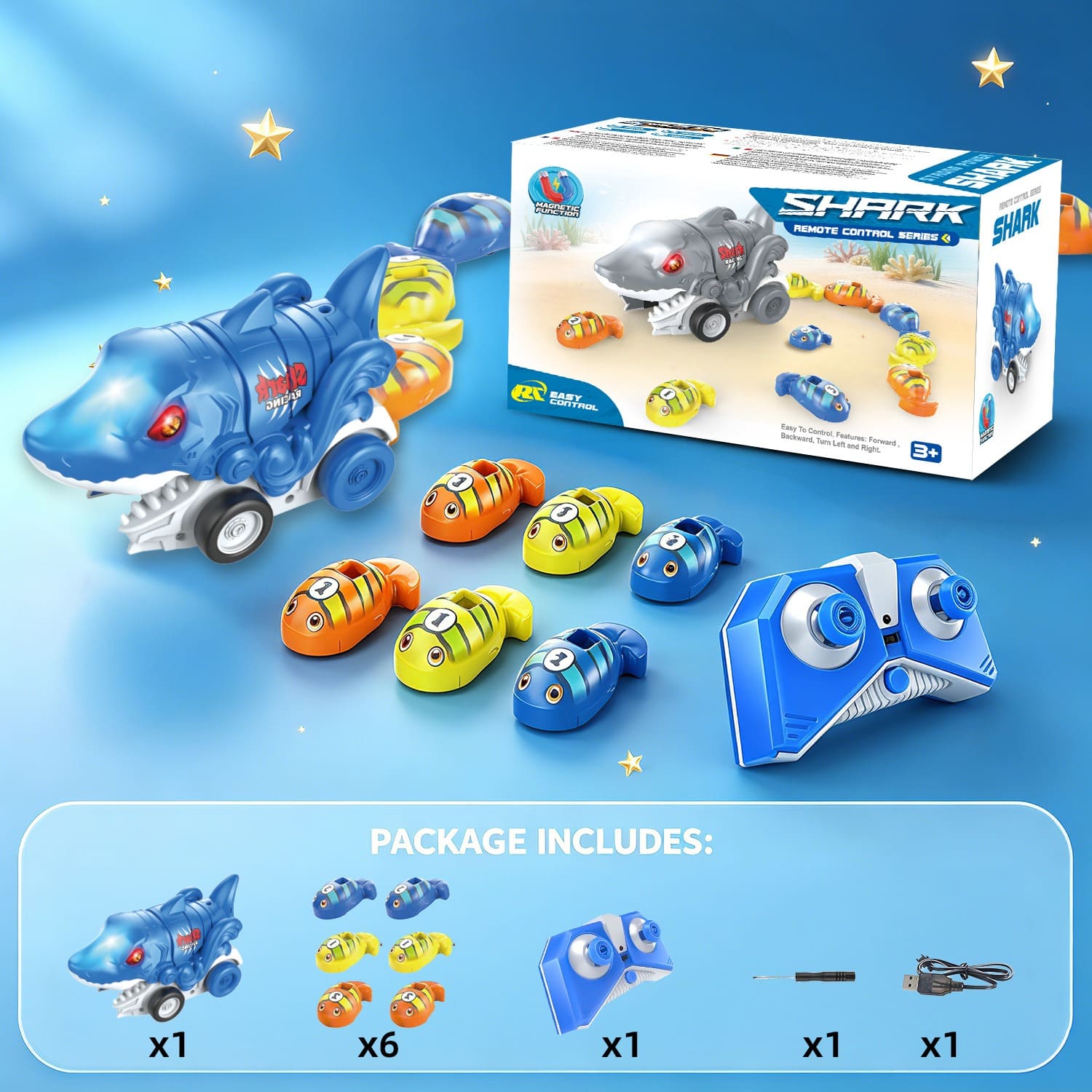 Coche magnético come-unicornios teledirigido – Juguete interactivo de carreras para 2 jugadores
