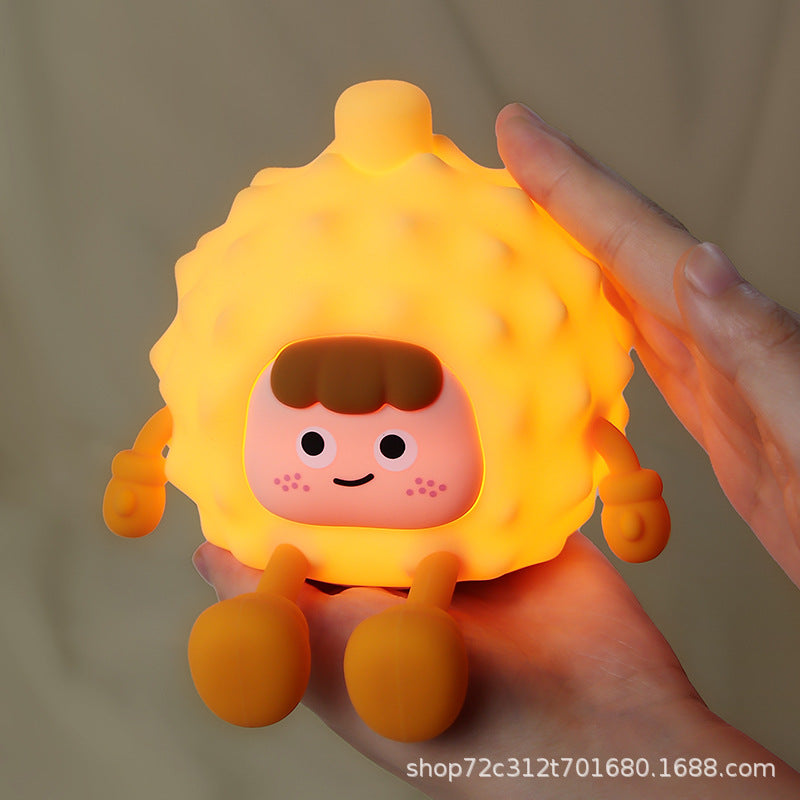 Baby Night Light with Auto-Off Timer – Soft Silicone Touch Lamp for Kids’ Bedroom, Sleep Training Aid with Warm Amber Glow, USB Rechargeable Portable Nursery Lamp (Safe for Newborns)