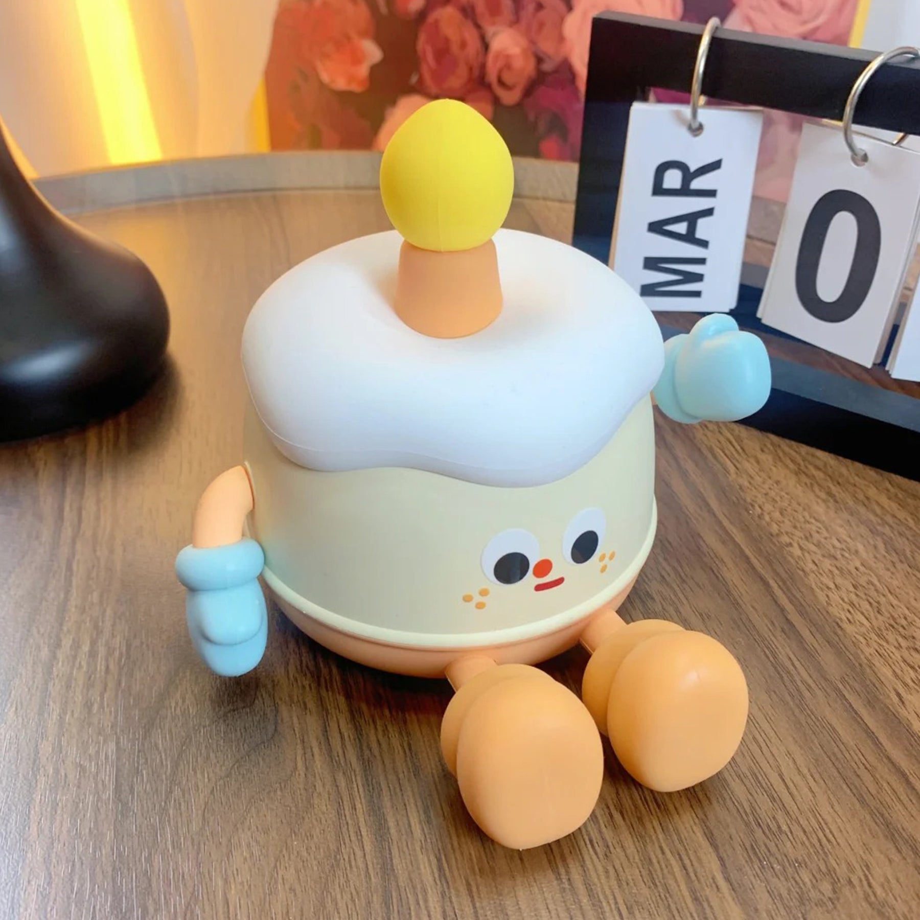 Baby Night Light with Auto-Off Timer – Soft Silicone Touch Lamp for Kids’ Bedroom, Sleep Training Aid with Warm Amber Glow, USB Rechargeable Portable Nursery Lamp (Safe for Newborns)