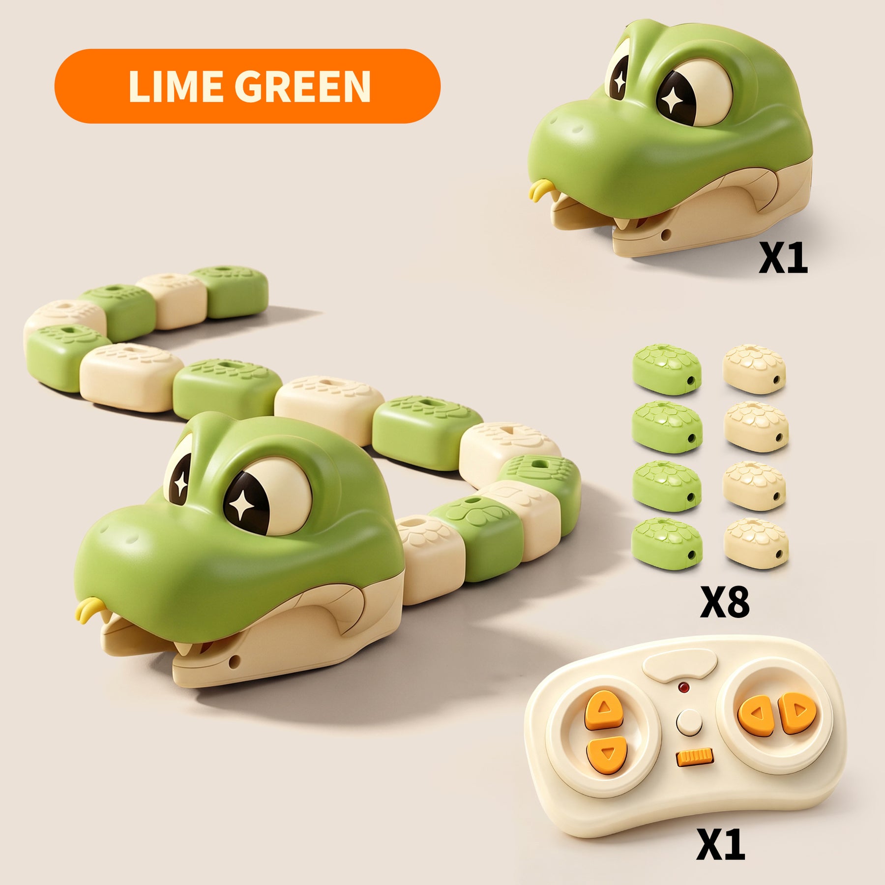 Juguete de Batalla de Serpientes Come-Coches Magnéticos RC para 2 Jugadores – Juego Interactivo de Carreras para Niños