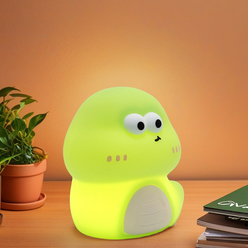 Panda Silicone Touch Night Light – Eye-Care Bedside Lamp for Kids with Auto-Off Timer, Soft Warm Glow for Sleep Training, USB Rechargeable Cute Desk Decor, Perfect Birthday Gift