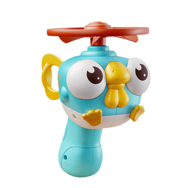 Kids Pull String Flying Disc Toy, Hand-Powered Spinning UFO Launcher for Outdoor Park Play and Party Favors