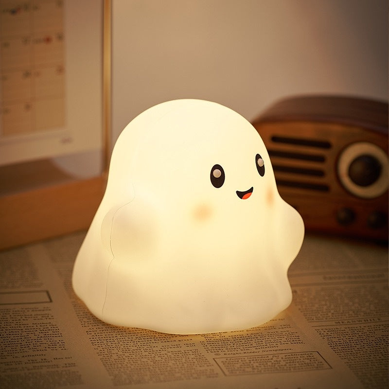 Baby Night Light with Auto-Off Timer – Soft Silicone Touch Lamp for Kids’ Bedroom, Sleep Training Aid with Warm Amber Glow, USB Rechargeable Portable Nursery Lamp (Safe for Newborns)